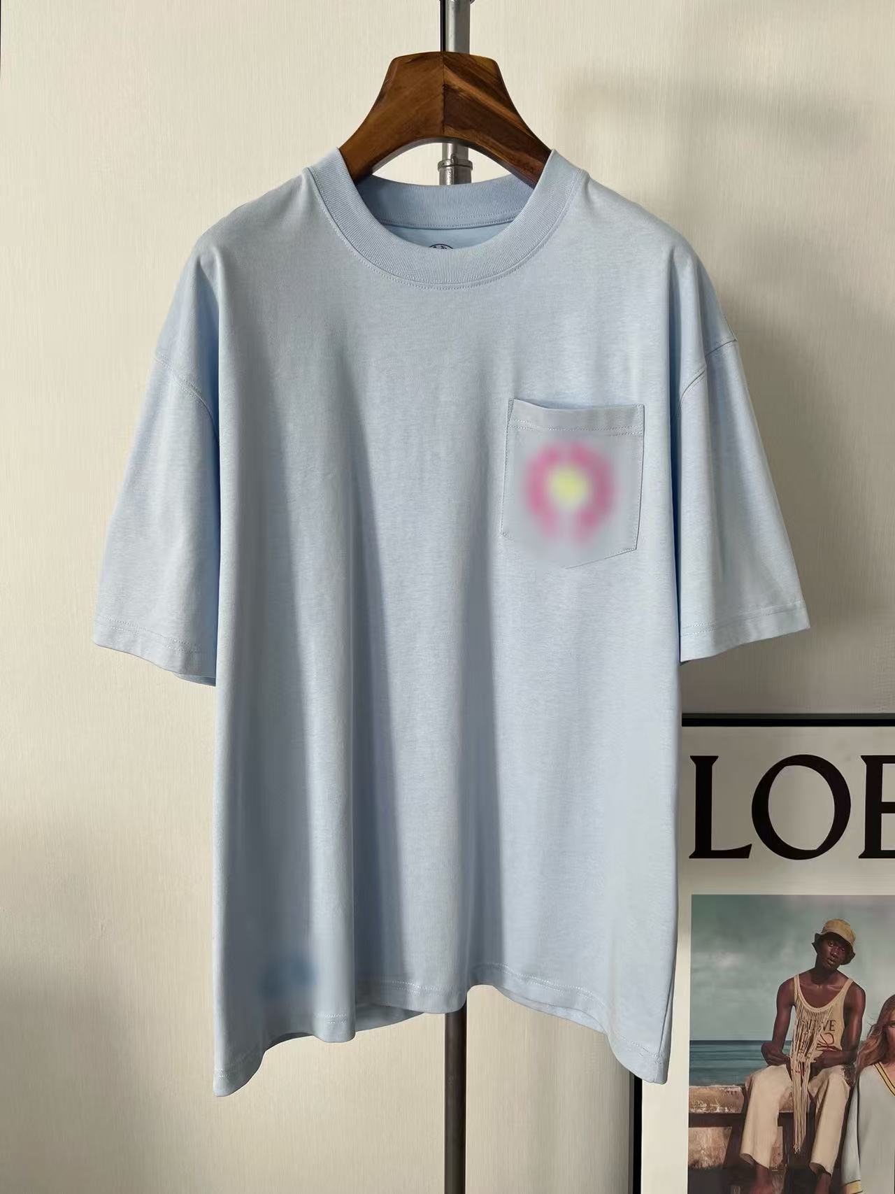 25SS early spring long sleeve Tee Men Women High Street Fashion Short Sleeves mens women designer Shirts Summer Breathable Tee K1471CH