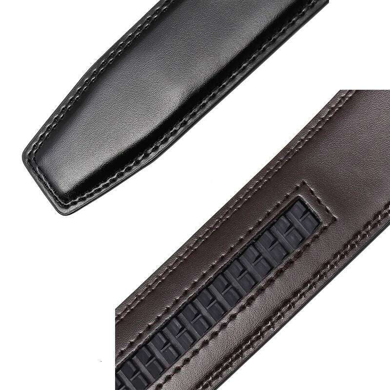 VATLTY 2021 No Buckle Leather for Men 3.5cm Natural Cowhide Trouser Non-porous Black Belt Girdles Male Gifts Z260226