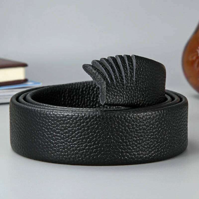 Leather Automatic Buckle First Layer Real Cowhide Business Youth Men's Versatile Middle-aged Casual Belt Z260226