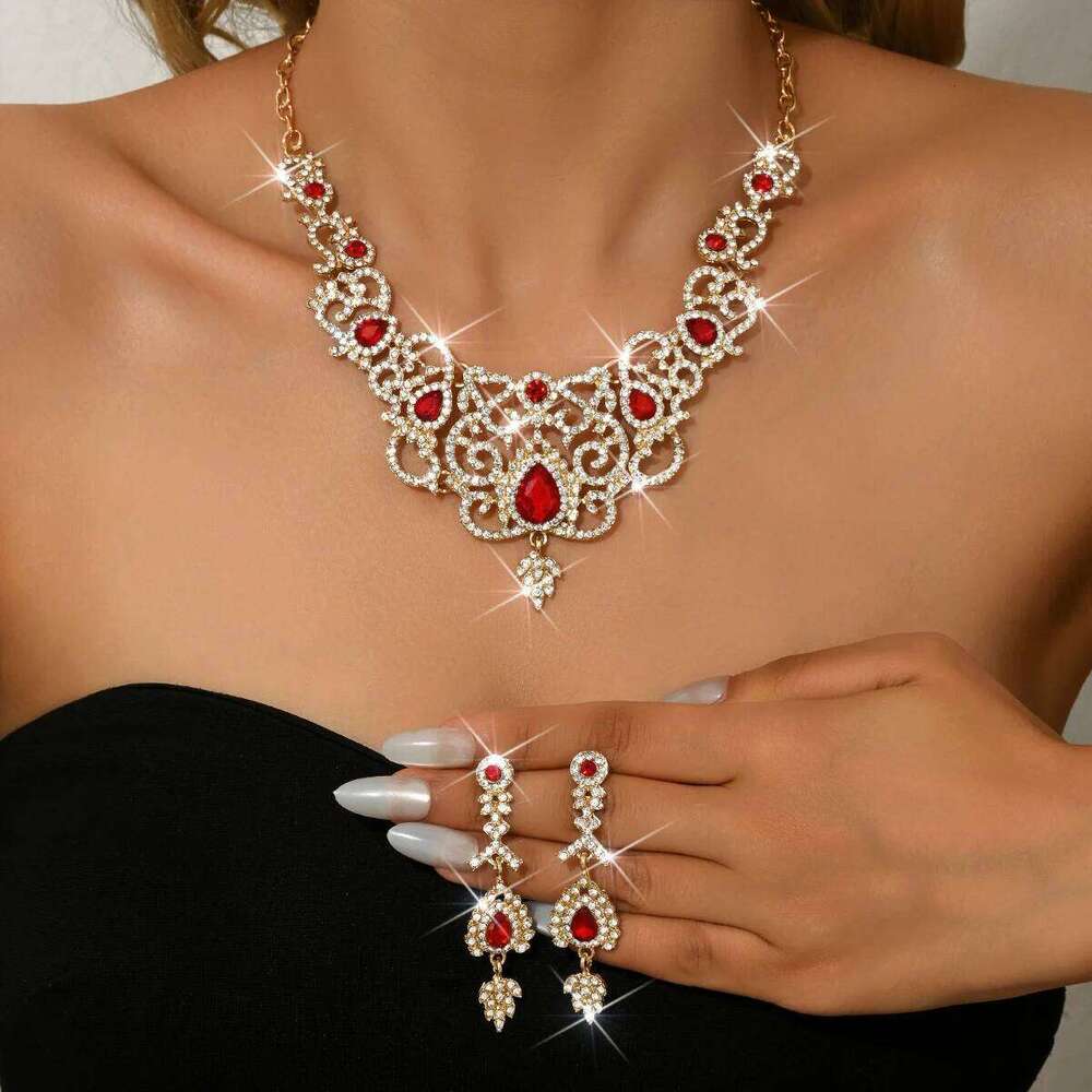 Retro high-end luxury socialite style two-piece set, cross-border best-selling new accessories Z260313