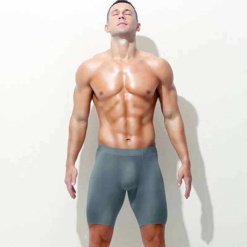 5PCS20 pairs of underwear, seamless sportswear, extended anti-rubbing leg pants, and men's large-sized shorts Z260314