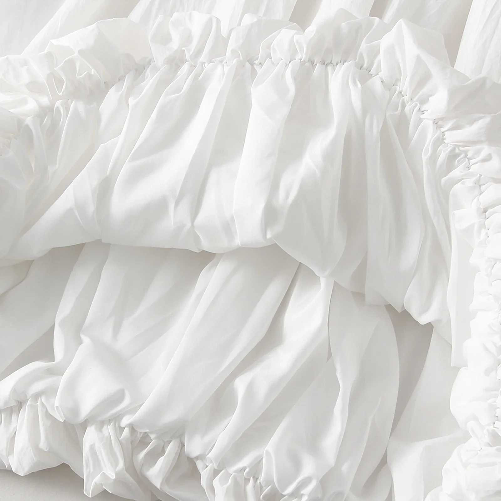 Combhasaki Womens Elegant Elastic High Waist Solid Color A-Line Pleated Pufll Hem Casual Flowy Balloon Bud Midi Skirts M260314