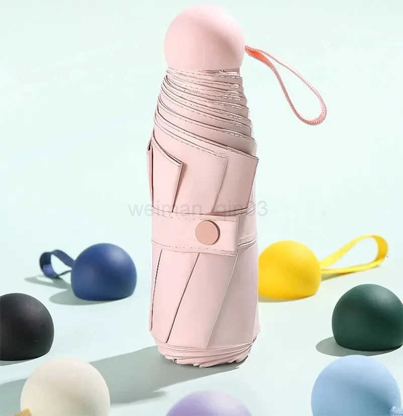 1pc Travel Umbrella With 6 Rib Reinforced Auto Open Close Compact Lightweight Automatic Strong Waterproof Folding Umbrellas H260314