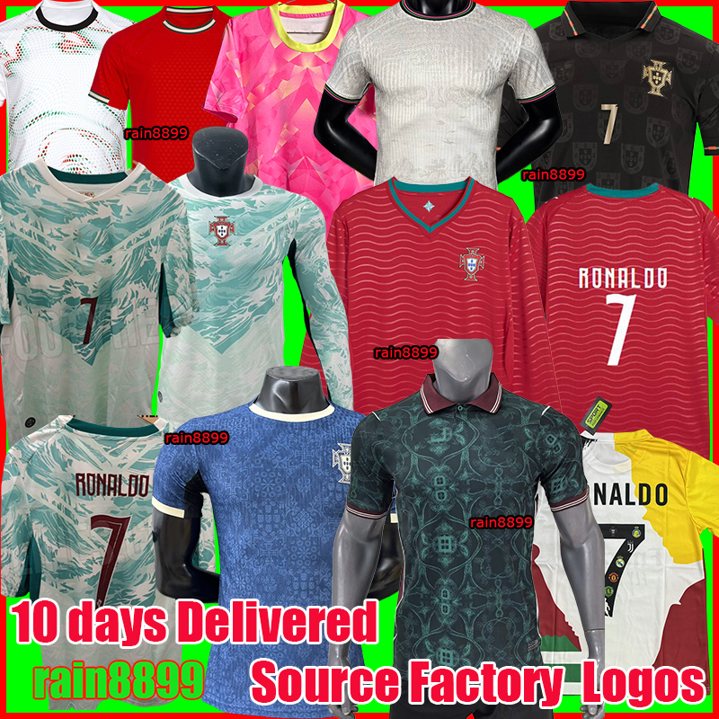 2026 Portugal soccer jerseys B.FERNANDES R. Leao JOAO FELIX BERMARDO camisa de futebol VITINHA football shirt Men Kids kit women RoNalDo Portuguese DIOGO JOTA Signed