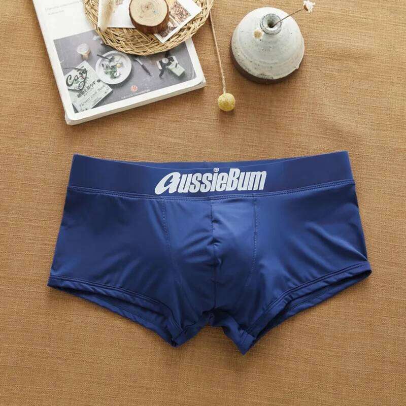 Men's simple underwear milk silk comfortable sports boxers AUSSIEBUM-M218 Z260314