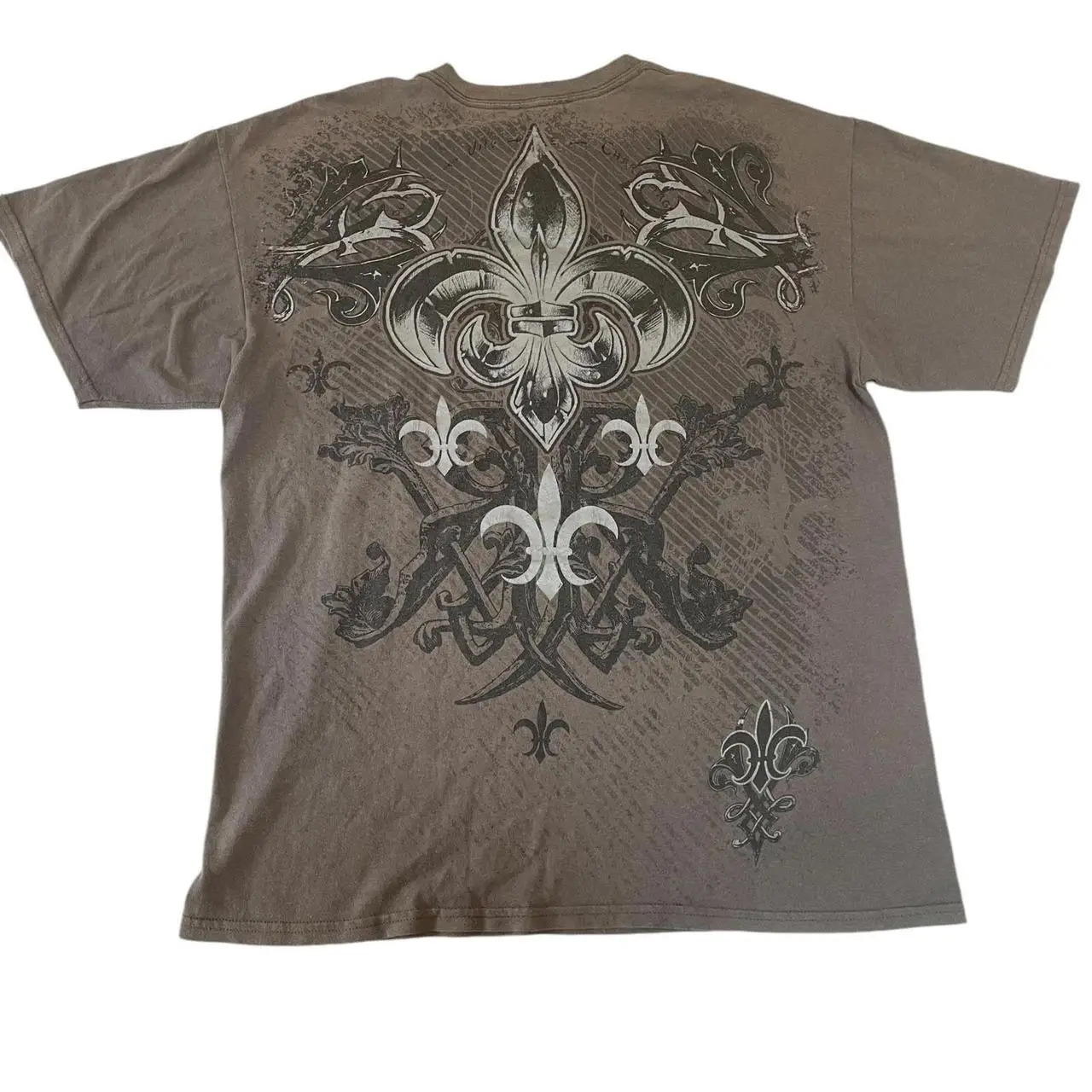 2000s MMA Elite Trendy Retro Fashion Print Round Neck Short Sleeved T shirt men Y2K Street Style Gothic Couple Sports tops 260310