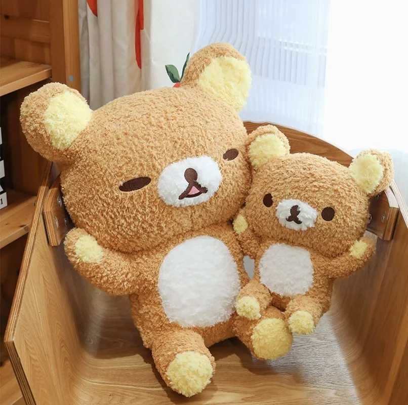 Cute Cartoon Rilakkuma Plush Doll Toys Soothing And Sleeping Dolls Hugging Bears Soft Sofa Cushion Hug Pillow Surprise Gift Y260314