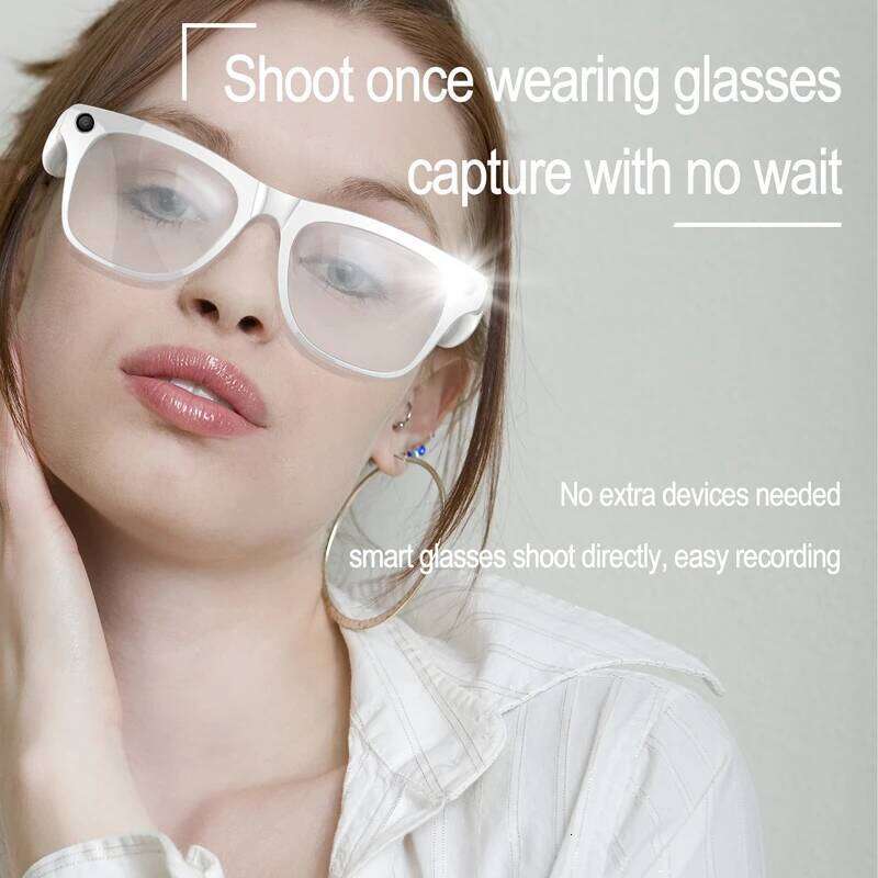 AI Smart 4K HD Photochromic Video Recording Wireless Bluetooth Call Glasses Voice Assistant Music Translate