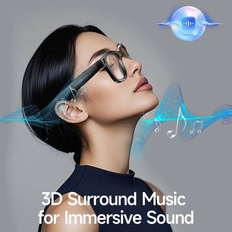 4K 800W Pixel Smart AI Shooting Camera Photo Video Voice Assistant Call Translation Waterproof Bluetooth Glasses