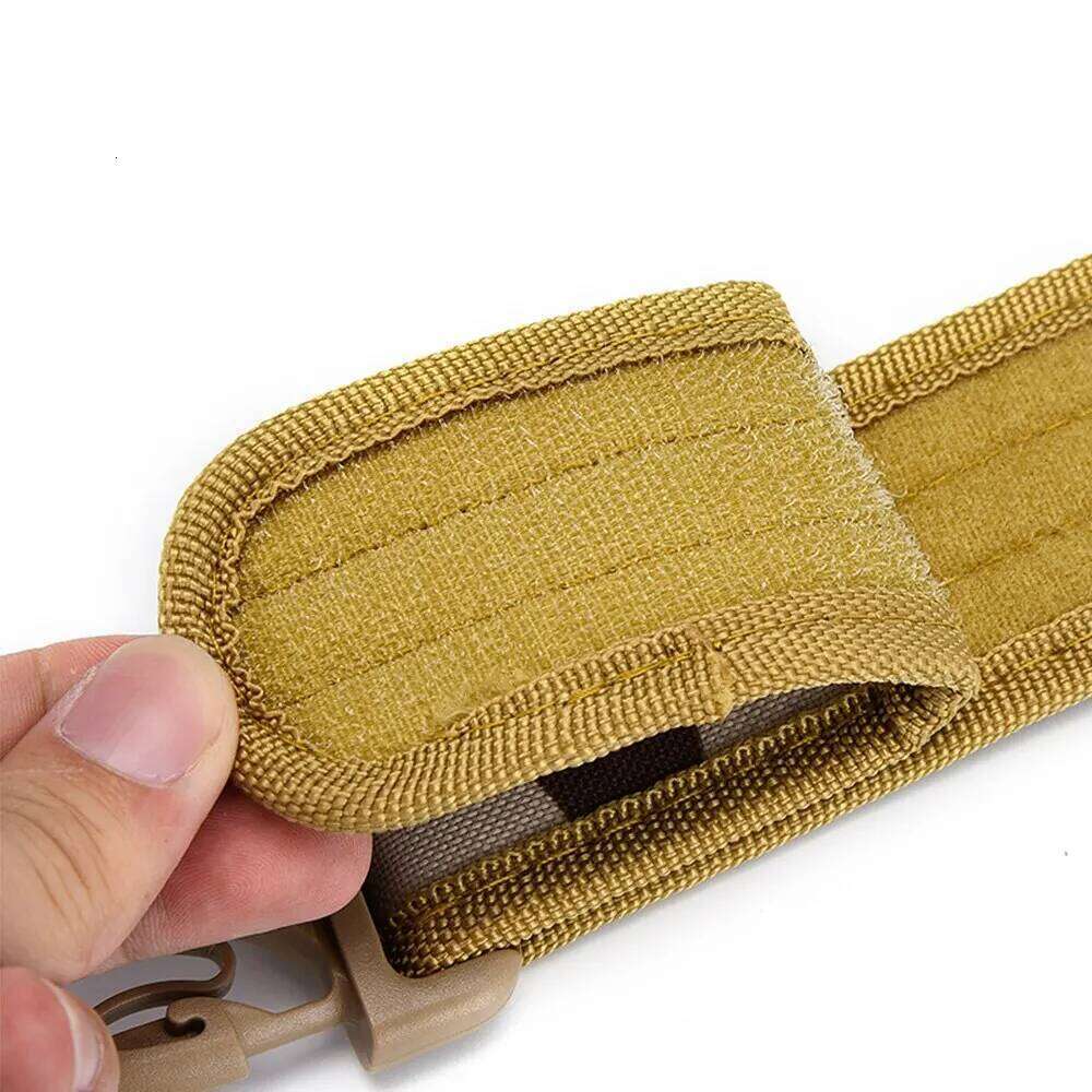 Men's Outdoor Camouflage Oxford Cloth Mountaineering Nylon Wide Waist Work Belt Neutral Belts Z260226
