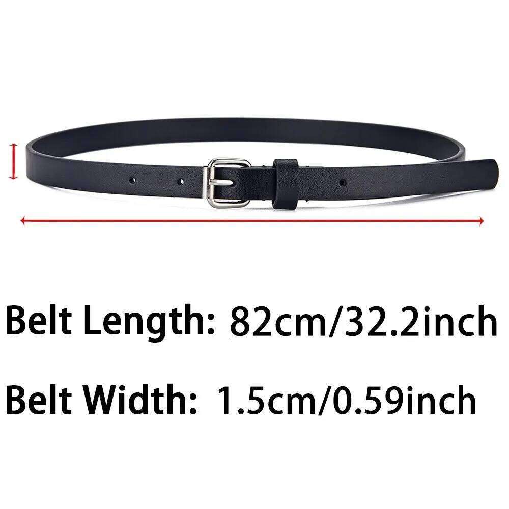 1pc New Children's Fashion Glitter Thin Casual Trend Youth Primary School Boys and Girls' Belts Jeans Short Belt Z260226