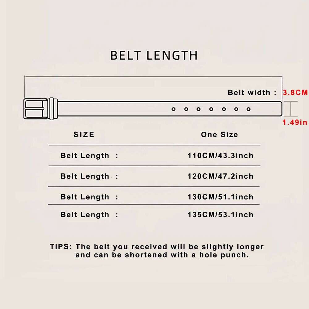 Vintage Genuine Men's Belt, Thickened Top-layer Cowhide Pin Buckle Belt With Gift Box, Pure Italian Leather High-end Z260226