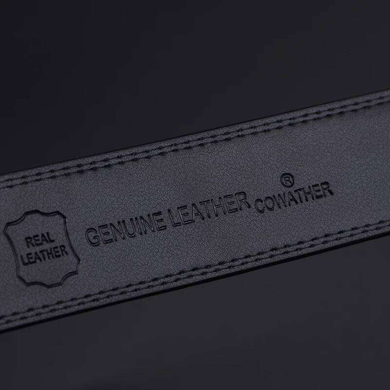 COWATHER Good mens belt luxury high quality cow genuine leather belts for men automatic buckle fashion waist male Z260226