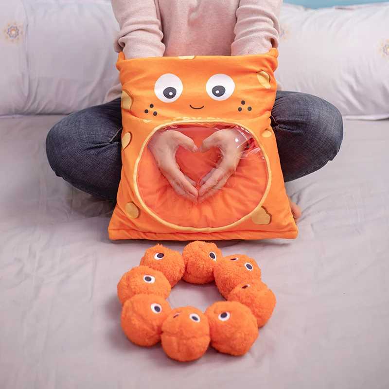 6pcs 9pcs Cheesy Puffs Plush Toy Stuffed Soft Snack Pillow Plush Puff Toy Kids Toys Birthday Christmas Gift for Child Y260314