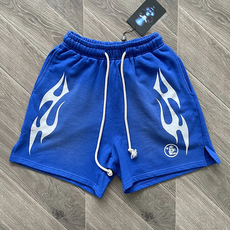 Cotton Washing Series Sports Flame Shorts Casual Sports Mens and Womens Washing Shorts 260311