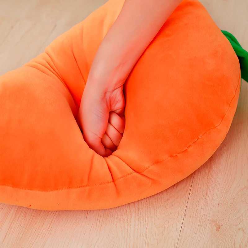 55/75/95CM Cretive Simulation Plant Plush Toy Stuffed Carrot Stuffed With Down Cotton Super Soft Pillow Lovely Gift For Girl Y260314