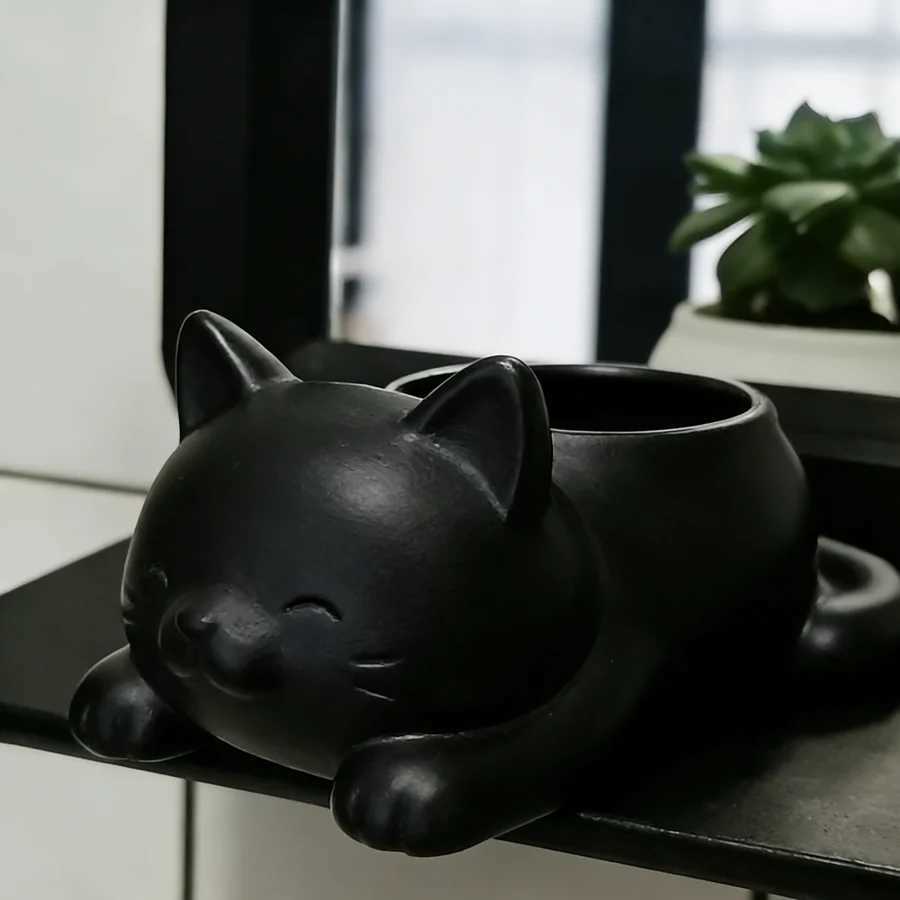 Cute Animal Succulent Planter Garden Sculpture Pot Creative 3D-Printed Gift for Nature Lovers Suitable for Friends and Family Y260314