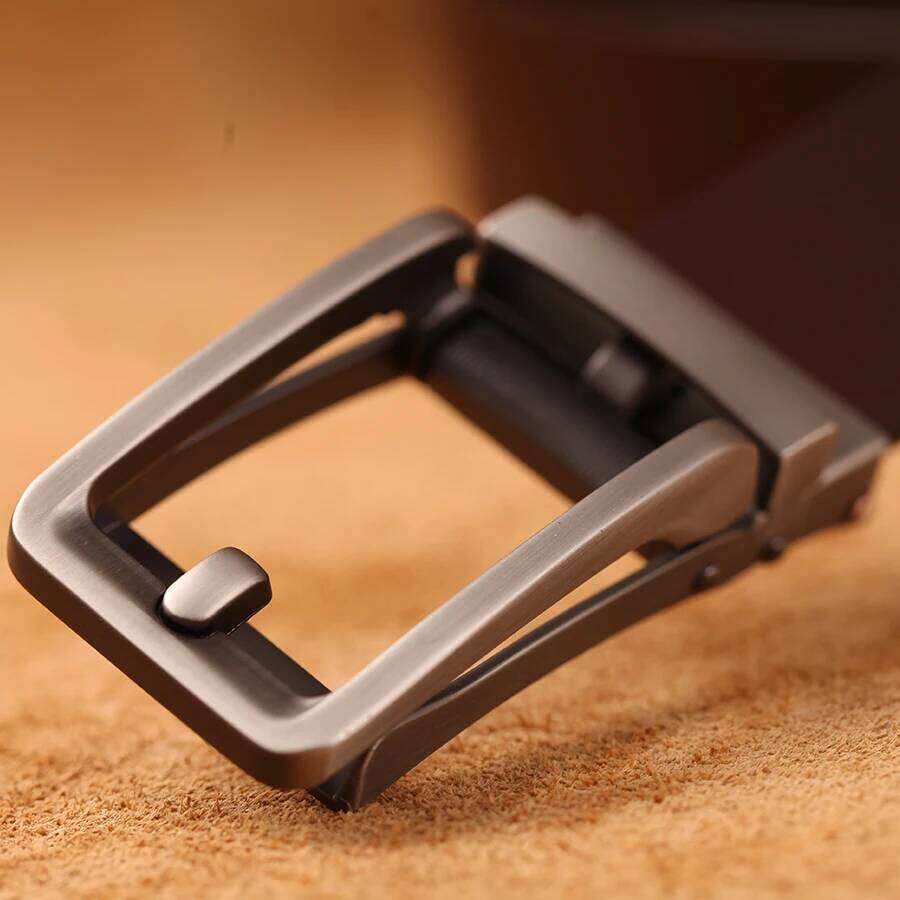 New High Quality Luxury Genuine Leather Belt Belts Men Automatic Buckle Business Trouser Strap Cinturones Hombre Cinto Z260226