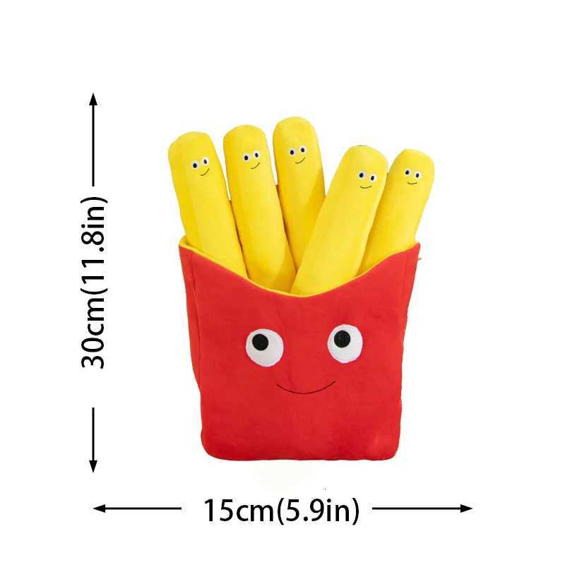 French fry plush pillow Creative Cute French Fries Ornament Couple Style Plush Toy Doll Small Doll For Girls Boys Birthday Gift Y260314