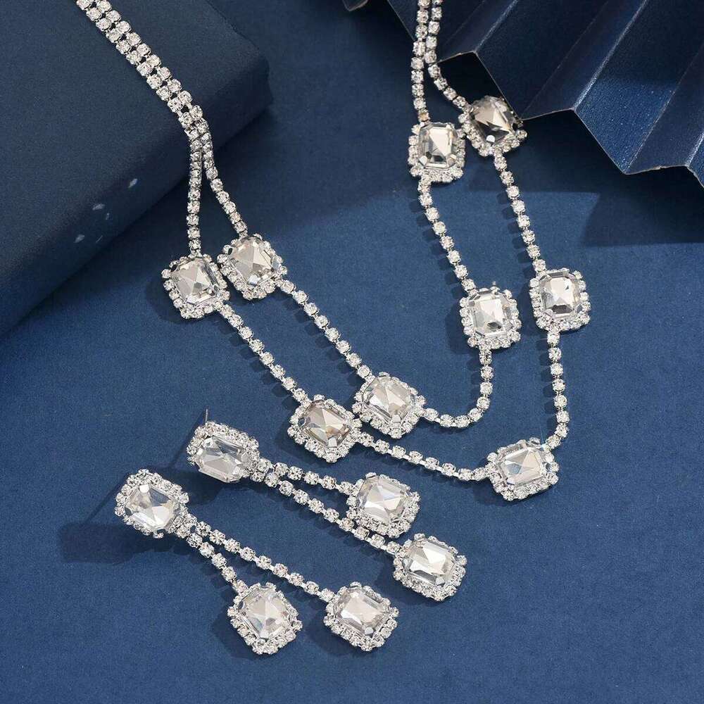 3PC Women's Fashion Design Necklace Earrings Jewelry Set Suitable for Wedding, Party, Festival Gifts Z260313