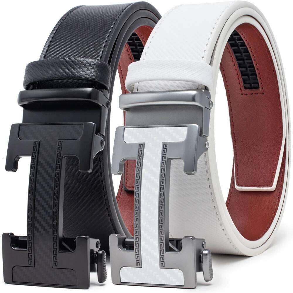 Men Metal Automatic Buckle Brand High Quality Luxury Genuine Cow Leather Women Belt for Jeans Belts Z260226