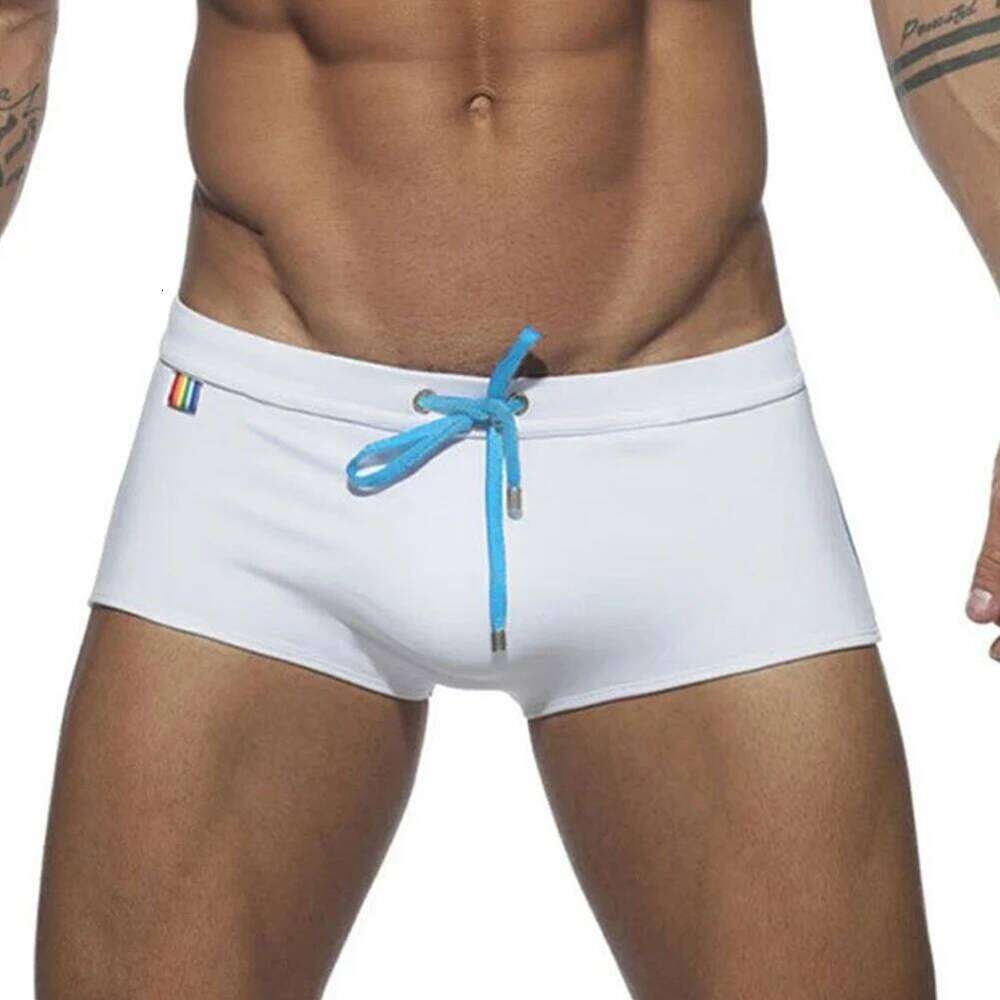 Men Swim Trunks Briefs Board Surf Beach Shorts With Cup Swimwear Summer Z260314