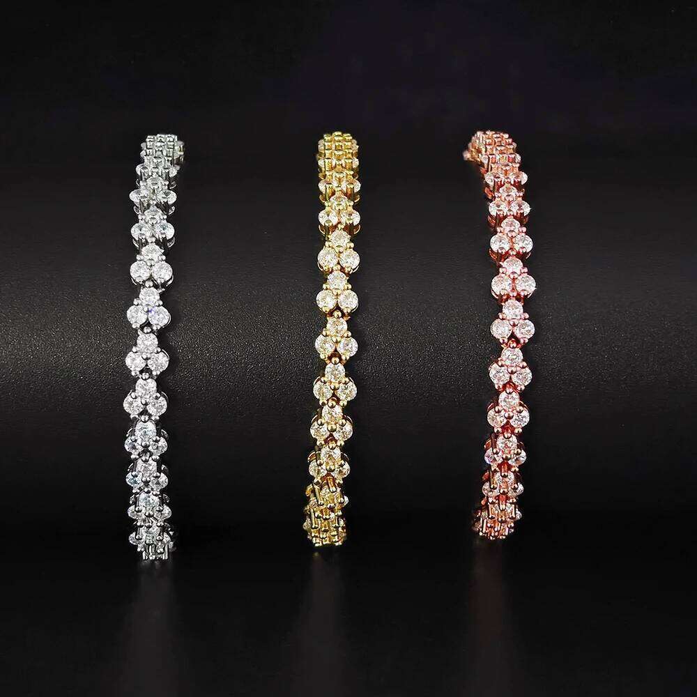 Luxury Roma 18cm Rose Gold Silver Color Bracelet Bangle for Women Wedding Gift Jewelry Wholesale on Hand Love S5457 Z260313