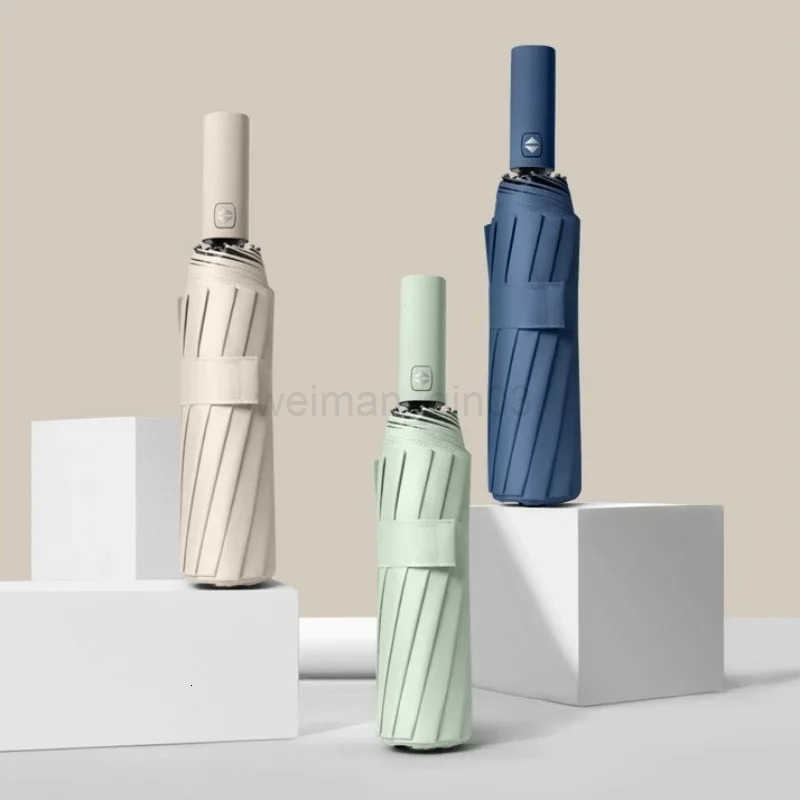 Morandi Fully Automatic Umbrella Black Glue Sunscreen Sun Umbrella Plus Sun Umbrella Wholesale H260314