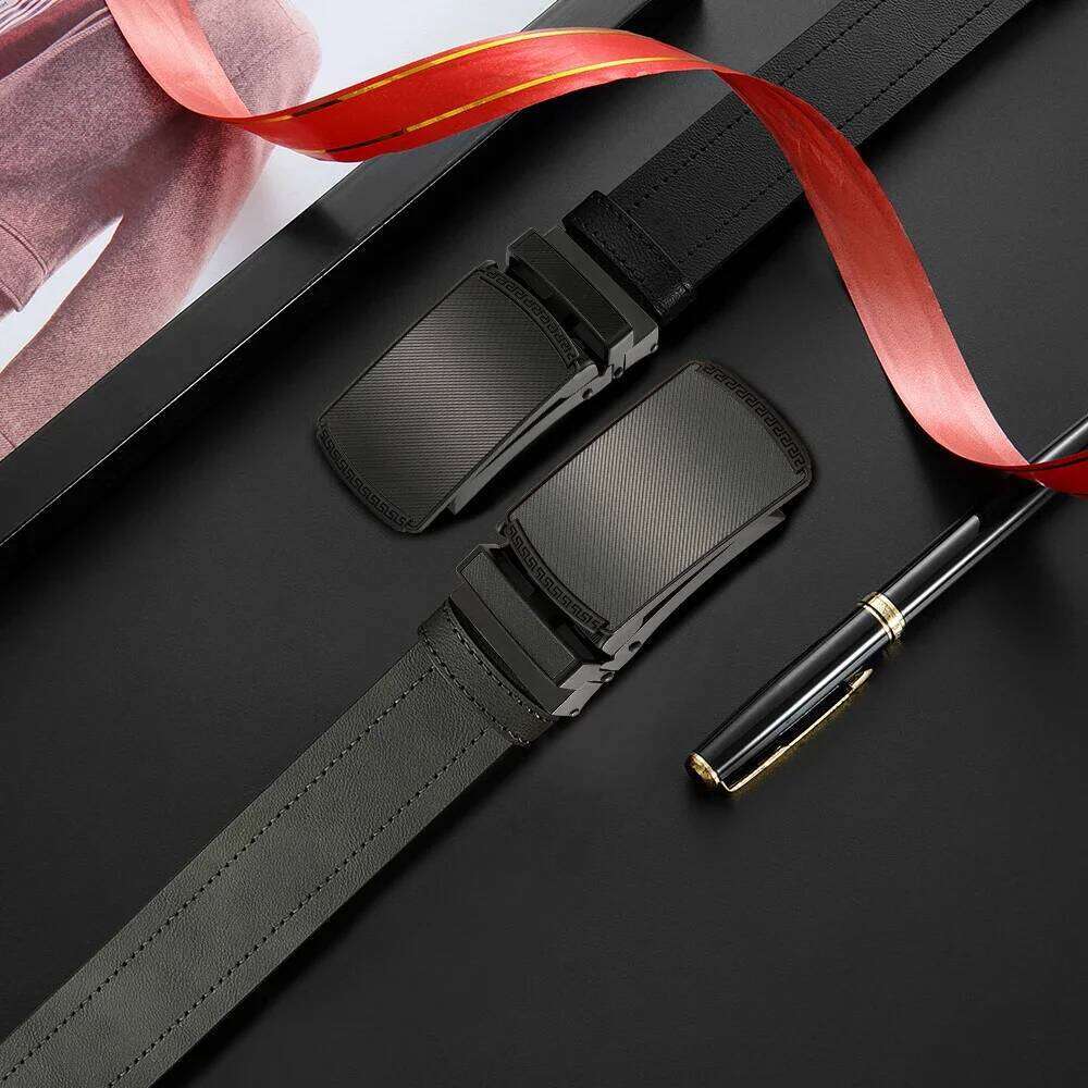 Men's Brand Top PU Quality Men Belt Luxury Leather Metal Buckle Male Belts winter Z260226