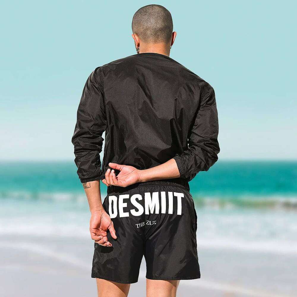 Desmiit Swimwear Beach Board Swim Shorts Thin Lined Boardshorts Men Swimming Trunks Quick Dry Beachwear Man Sport Short Z260314
