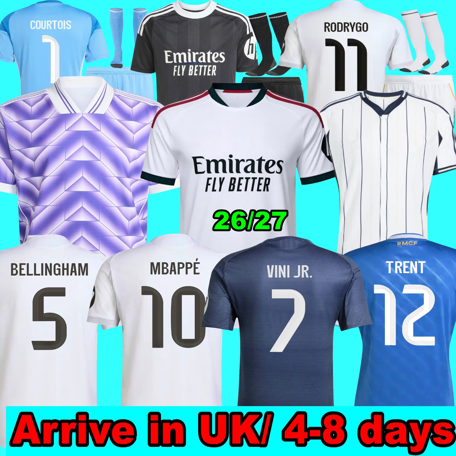 26 27 soccer jerseys LFSTLR football shirt CAMAVINGA Mbappe MODRIC VALVERDE Fourth camiseta men kids uniforms VINI JR BELLINGHAM 2025 2026