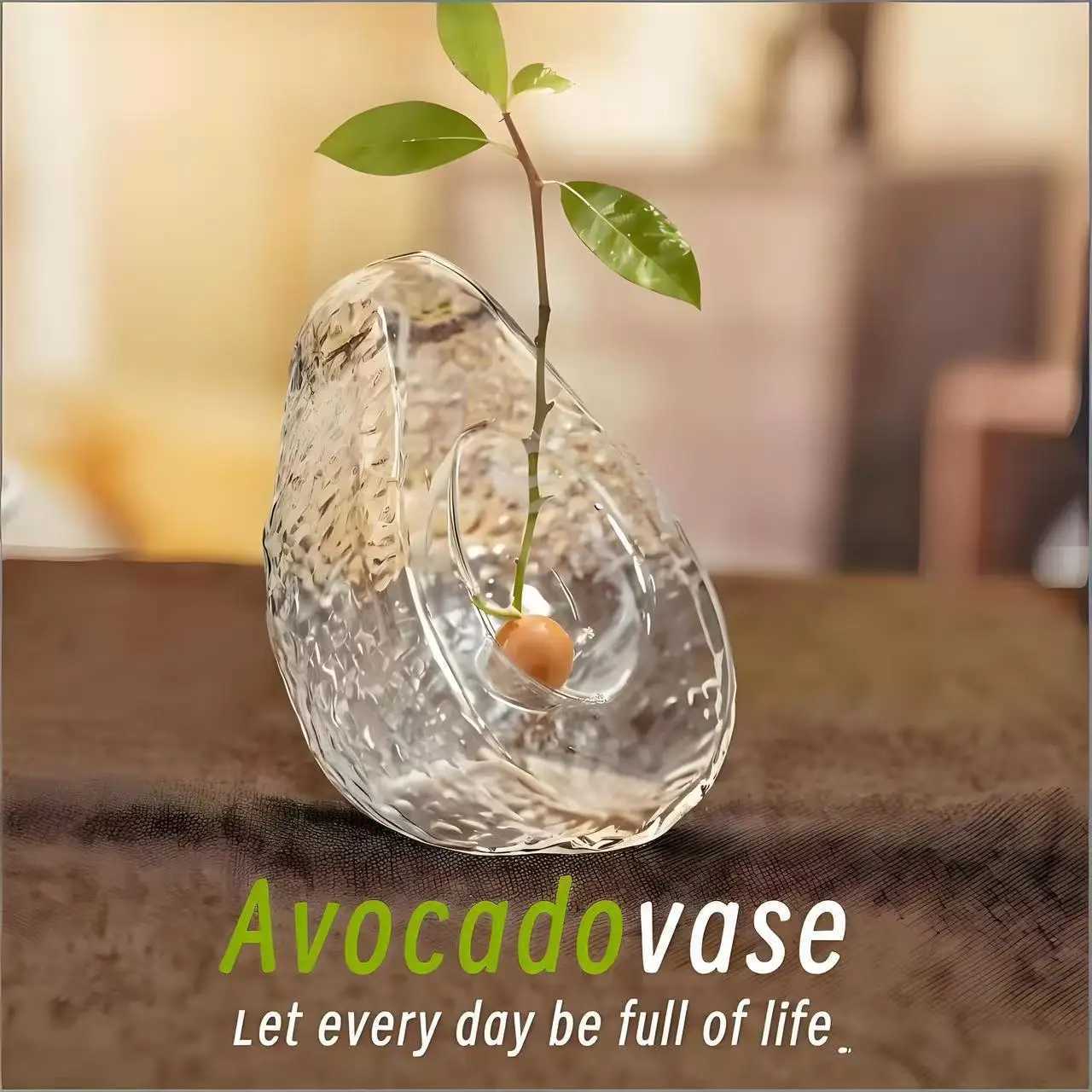 Avocado Seed Starter Vase Transparent Glass Vase For Growing Plant Glass Seed Growing Kit For Gardening Lovers Y260314