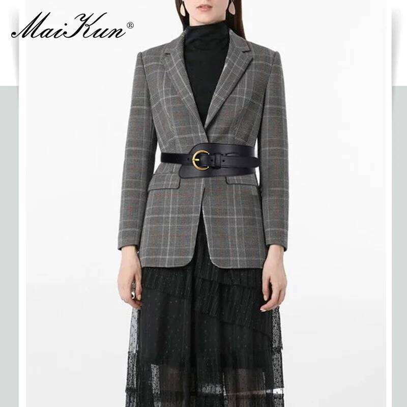 Maikun Genuine Leather Wide Women's Belt For Coat Decorative Sweater With Jeans Dress Suit Waist All-Match Girdle Z260226