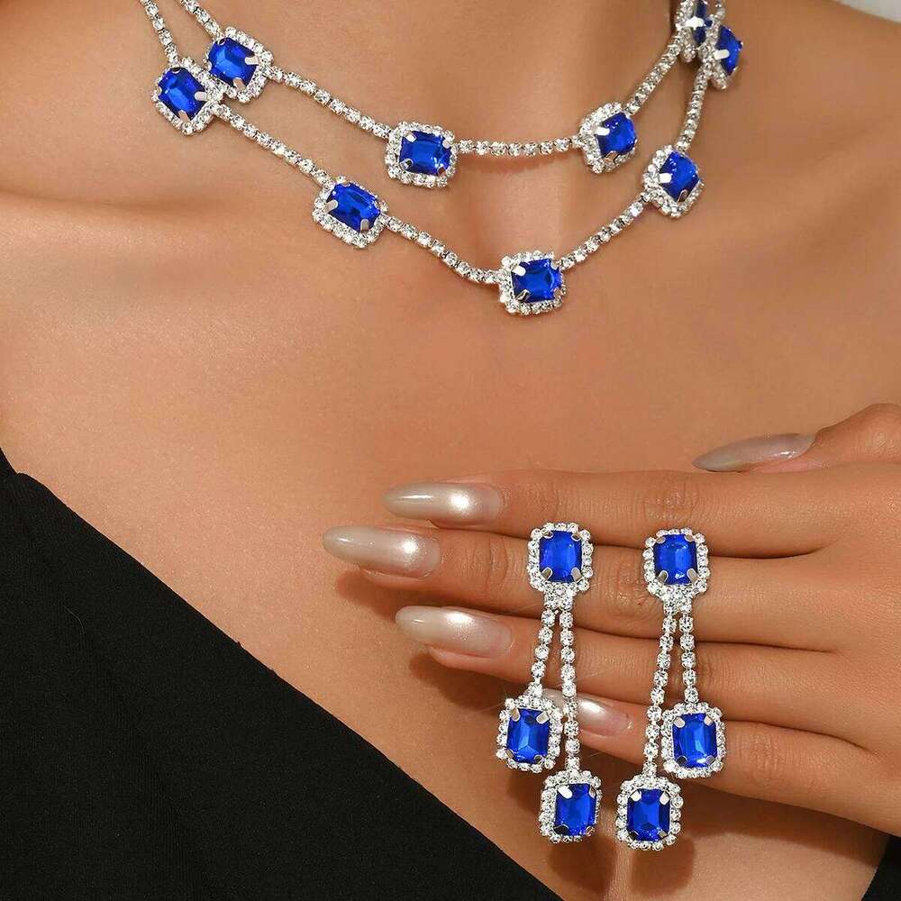 3PC Women's Fashion Design Necklace Earrings Jewelry Set Suitable for Wedding, Party, Festival Gifts Z260313