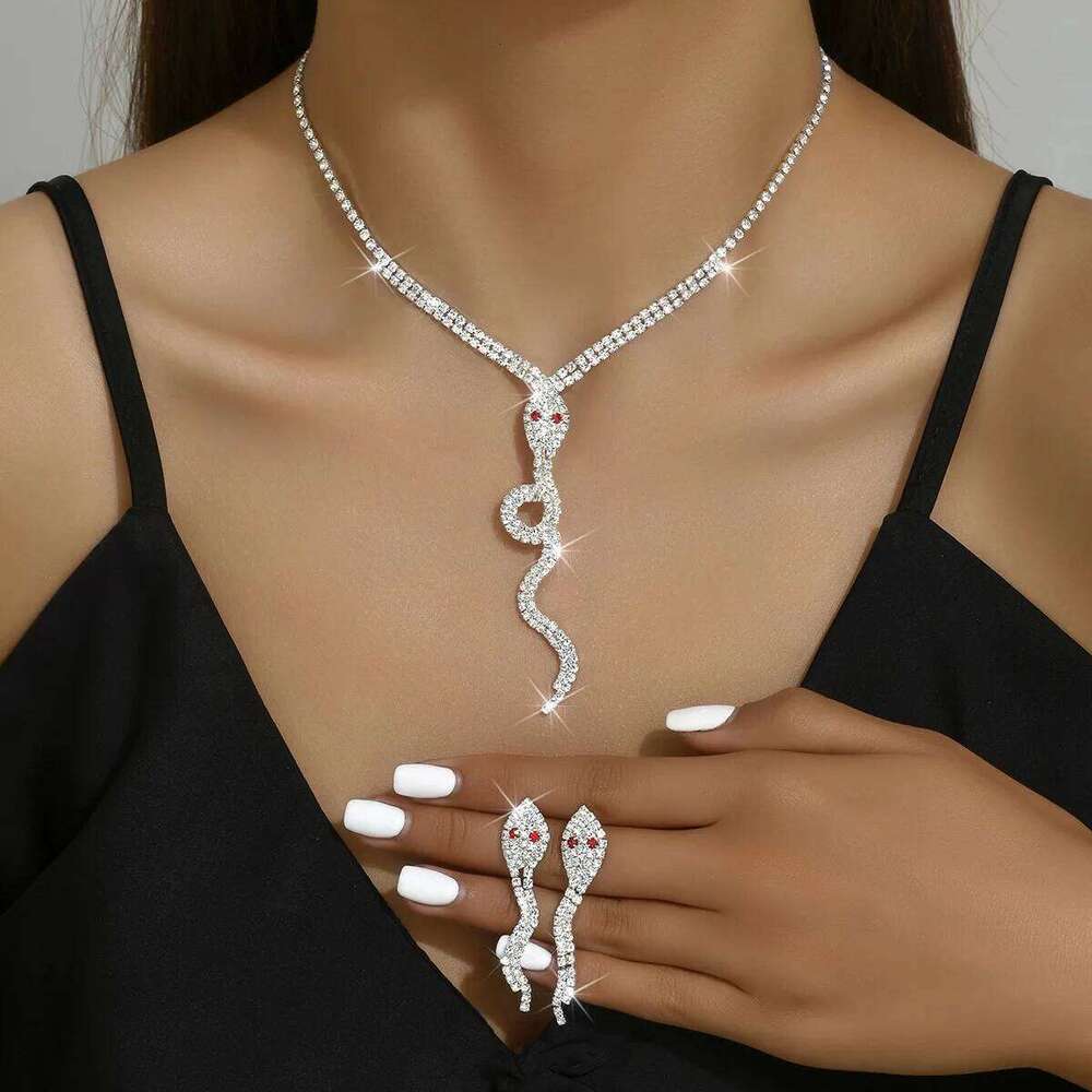 Women's fashion claw chain series design earrings, necklaces, sets, light luxury style high-end jewelry sets Z260313