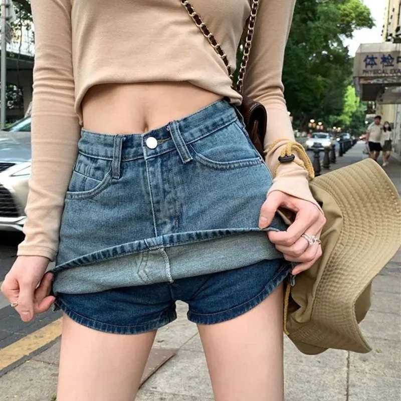 Summer s High Waist Slim Fit Denim Skirts Classic Hot Sale Lady Thin Mini Skirts Women Trendy Fashion Jeans Dress M260314