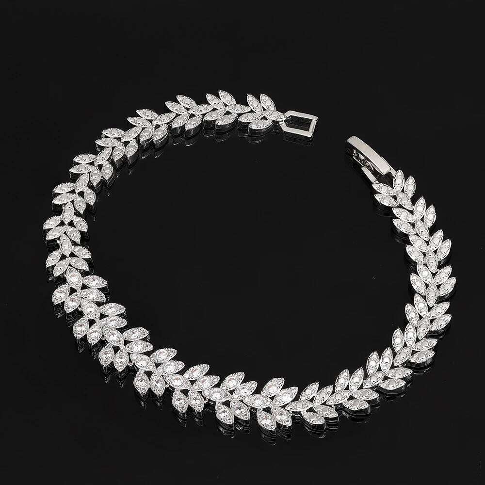 Famous Brand 4 Piece Bridal Complete for Women Party, Banquet Cubic Zirconia Crystal Wedding Jewelry Set Z260313