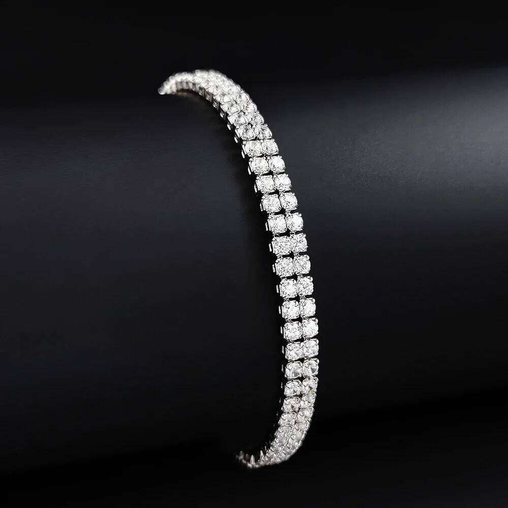 New Arrival Luxury Silver Color Bracelet Bangle for Women Party Gift Drop Shipping S5438 Z260313
