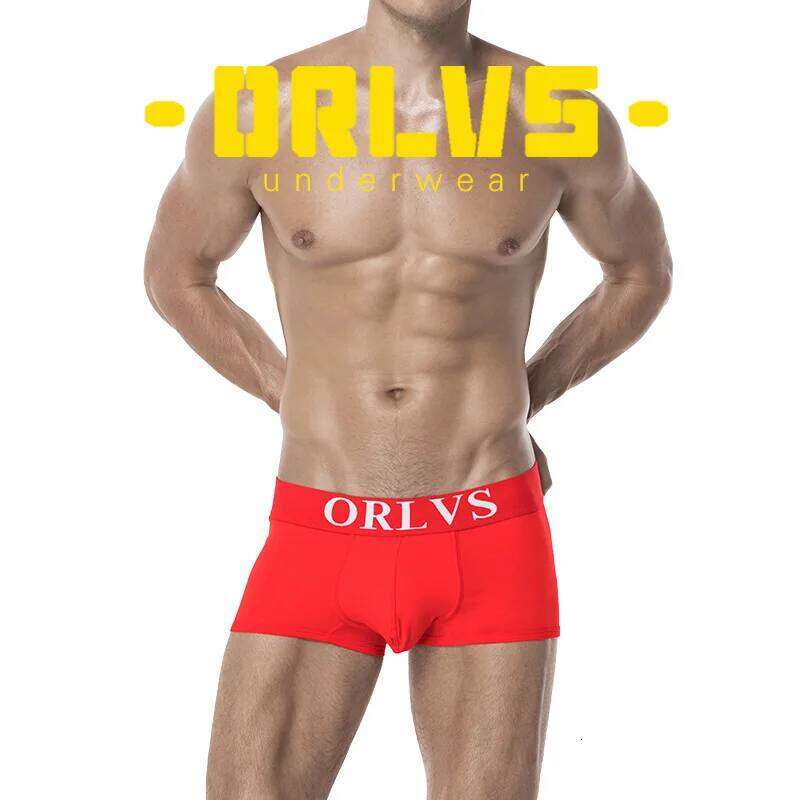 ORLVS-OR125 Men's Shaping Boxer Briefs 95% Cotton Breathable Slimming Underwear Comfortable Low-Rise Trunks with Lifting Support Z260314