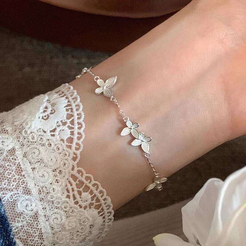 PONYKISS 925 Sterling Silver Cute Butterfly Charm Bracelets for Women Light Luxury Fine Jewelry Minimalist Insect Accessories Z260313