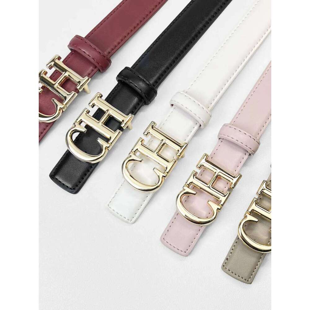 2025 Women's Luxury Letter Belt Minimalist Design Slim PU Niche Fashion for All Occasions Premium Gift Z260226
