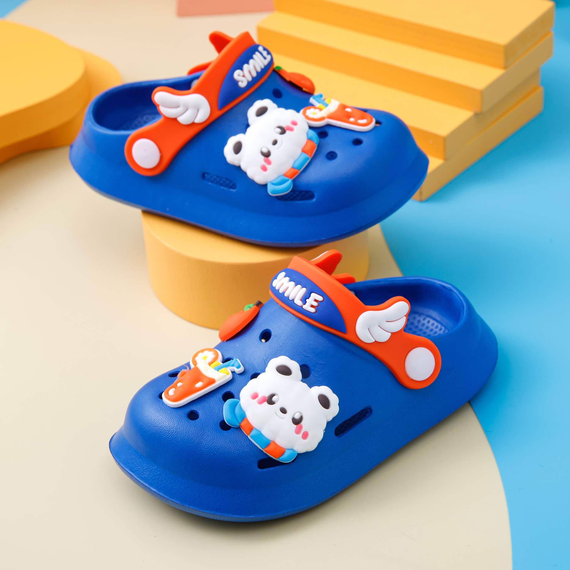 Flip Flops For Children Toddler Kids Summer Beach Shoes Girls Cartoon Home Slippers Swimming Boy Infant Sandals Slides Baby Free shipping