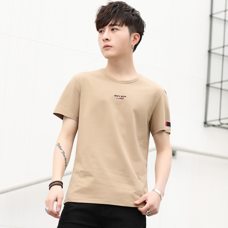 Summer New Designer Hoodie Men's Short Sleeve Crew Neck Polo Trendy Slim Designer T-shirt Fit Base Shirt