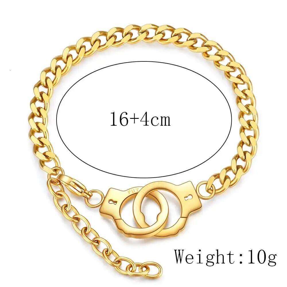 VQYSKO Simple all-in-one stainless steel couples fashion handcuff bracelet for lovers Valentine's Day gift jewelry Z260313