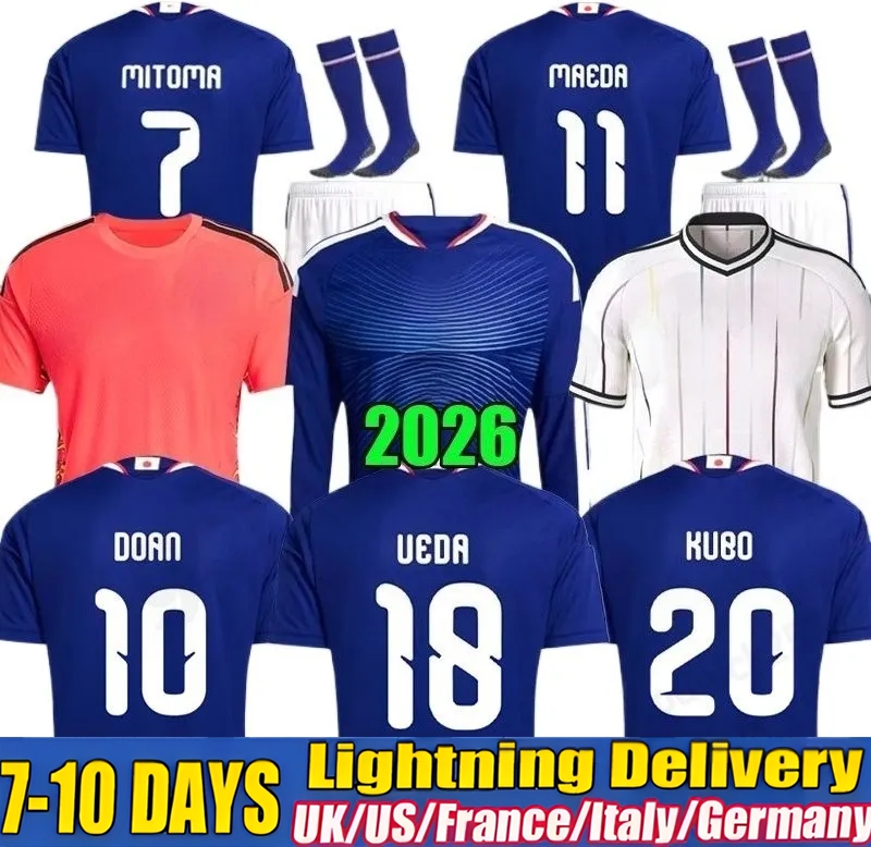 Japan Jersey 2026 World Cup Soccer Jerseys Classic Cartoon Tracksuit MINAMINO TOMIYASU TSUBASA More - Breathable Football Shirt top 26 27 kids kit