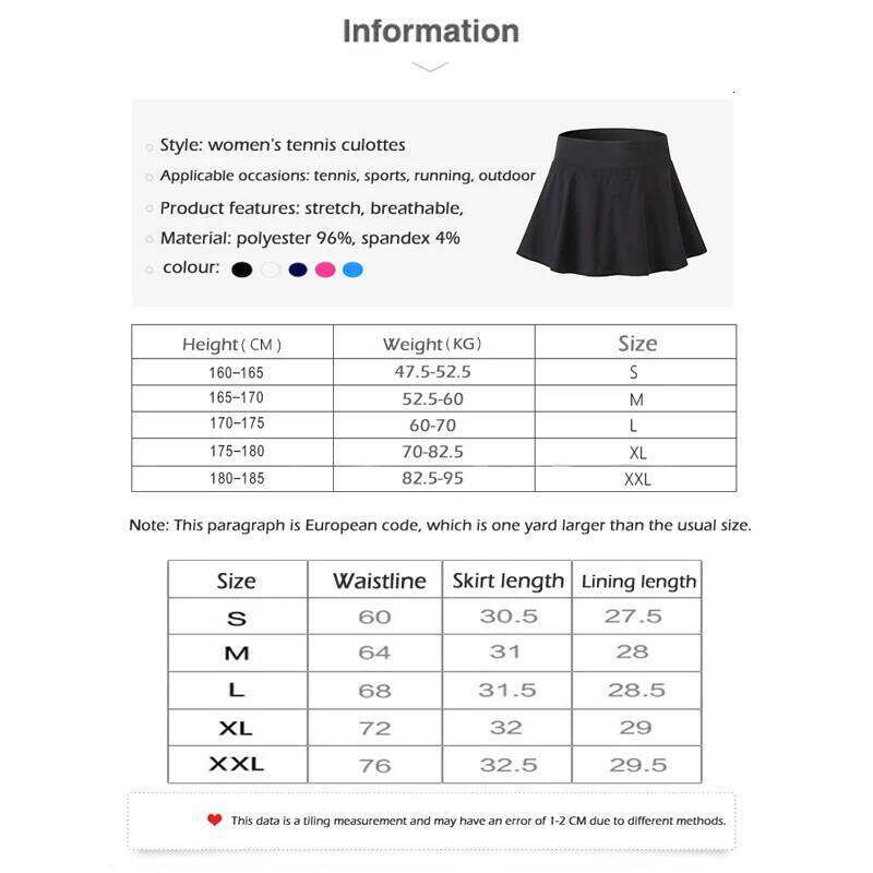 2020 Sports Skorts Fitness Short Badminton breathable Quick drying Women Sport Anti Exposure Tennis Skirt Z260314