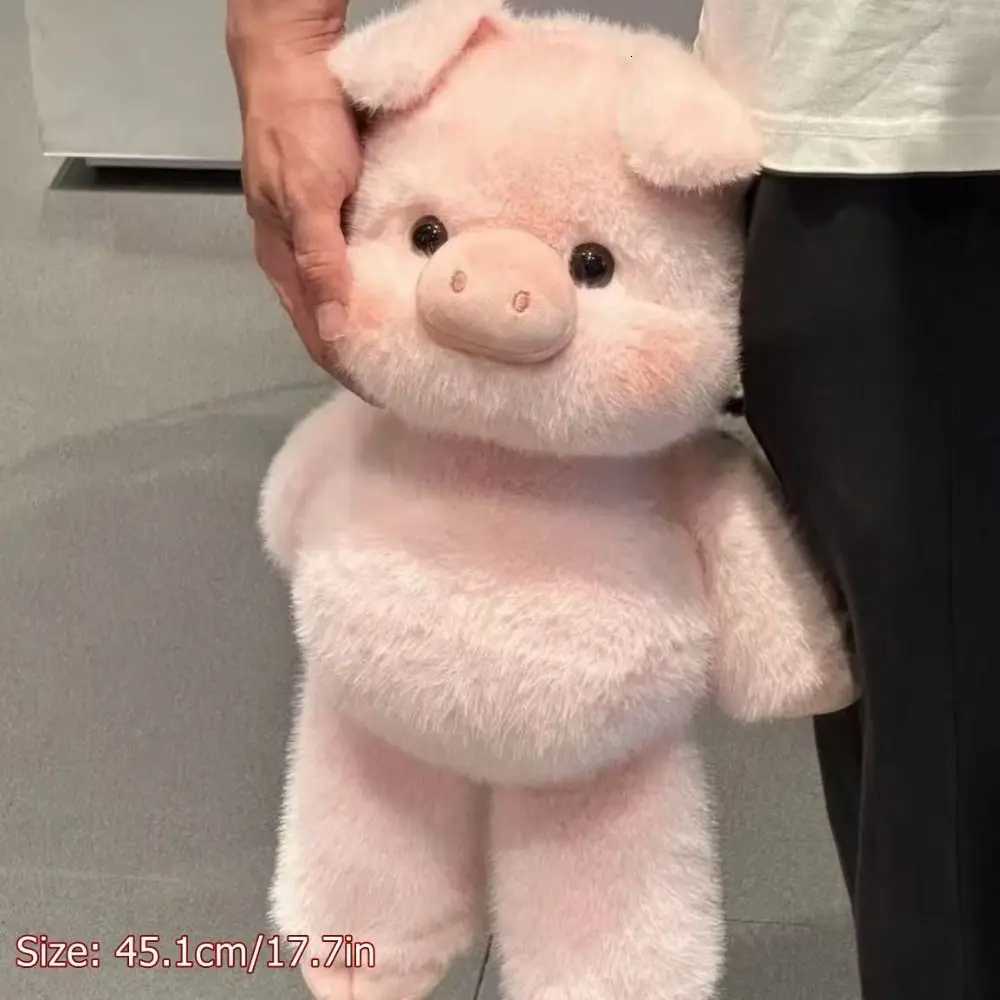 Creative Gift Soft Pig Stuffed Animal Plush Pillow Emotional Support Cute Stuffed Animals Plush 177inch Stuffed Toys Y260314