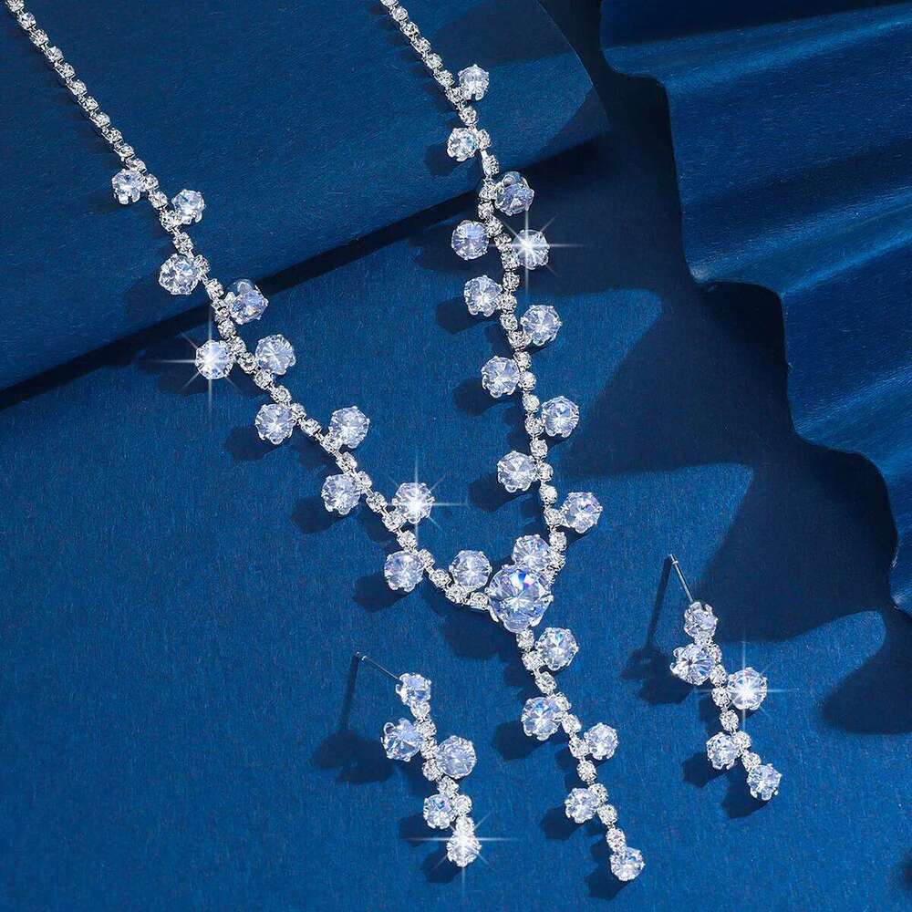 3PC Women's Fashion Geometric Round Earrings Jewelry Set Simple and Suitable for Wedding, Party, Festival Gifts-8521 Z260313