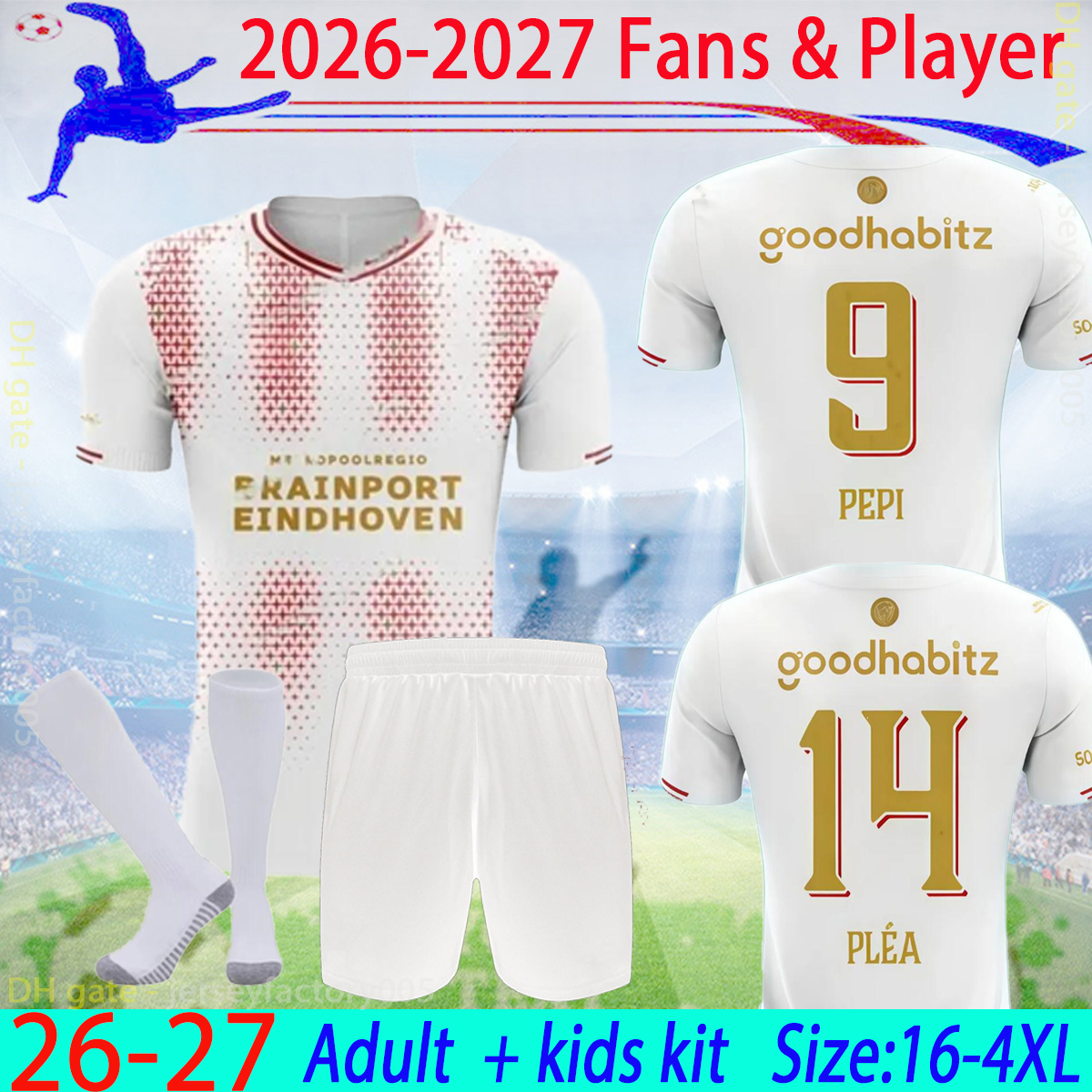 2026 Eindhovens PSVs Efteling special Soccer Jerseys 25 26 PEPI FABIO PLEA Football Shirts Kids Set TOP Kits 16-4XL
