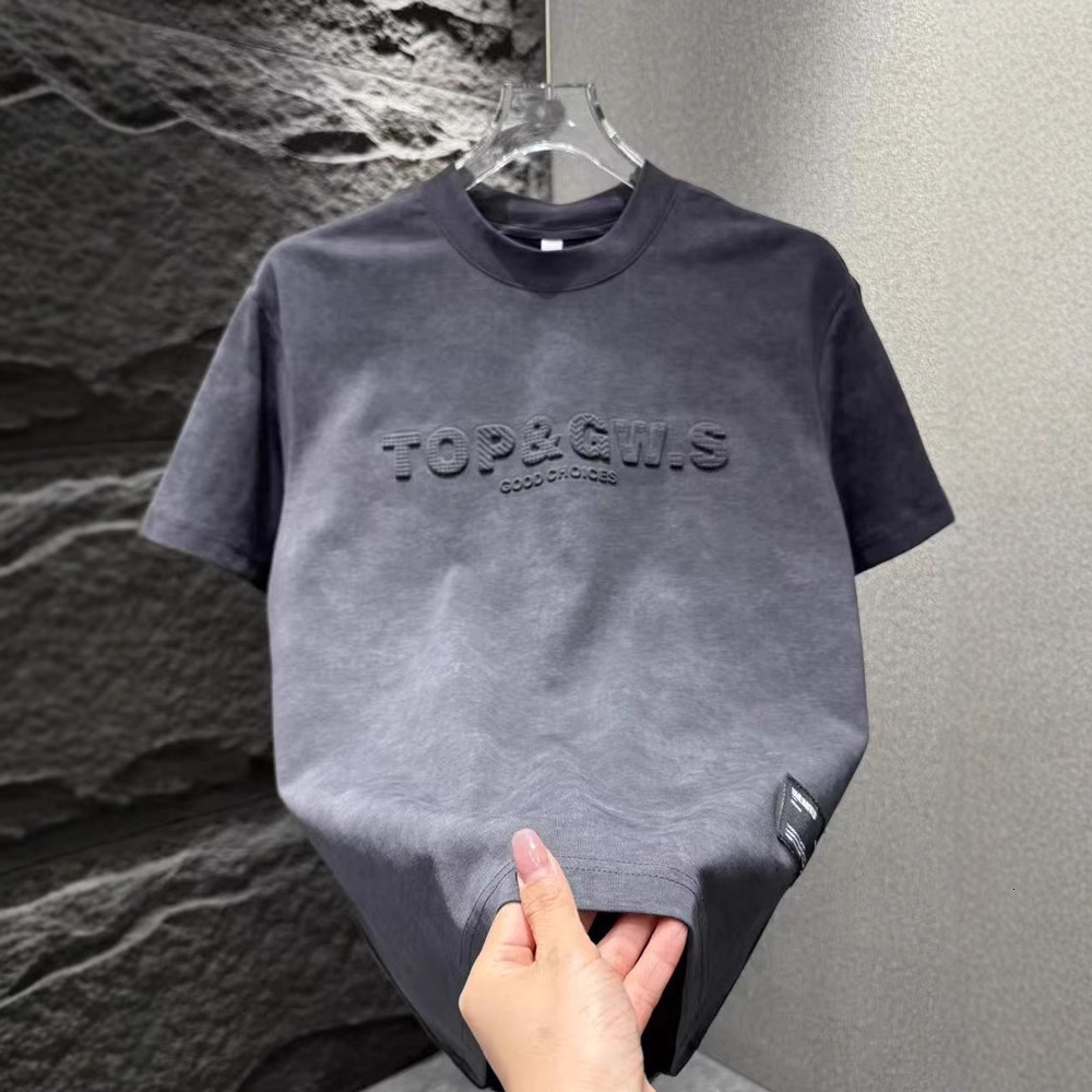 Men's Fashionable Casual Couple's Style Trendy Highend Designer Hoodie Halfsleeve Designer T-shirt Polo New Roundneck Tiedye Short Sleeve